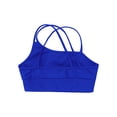 thumbnail image 3 of Zaldita Kids Girls Gymnastics/Ballet/Dance/Swim Outfits Sports Bra Crop Tops and Booty Shorts Active Royal Blue 14, 3 of 7