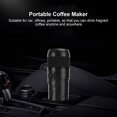 thumbnail image 3 of Electric Coffee Maker, USB/Cigarette Lighter Portable Self-Heating Coffee Machine with Reusable Coffee Capsule, Suitable for Car, Home, Office (Black), 3 of 5