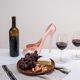 thumbnail image 4 of NUOLUX Exclusivo Soporte Decorativo De Botella De Vino En Resina Con Tacón Rosa, 4 of 6