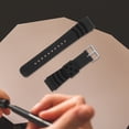thumbnail image 7 of LOLIPPYY Stylish Silicone Watch Band 22mm Watch Strap Watch Wristband for Replacement (Black), 7 of 7