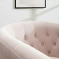 thumbnail image 6 of Modway Prospect Performance Velvet Armchair in Pink, 6 of 7