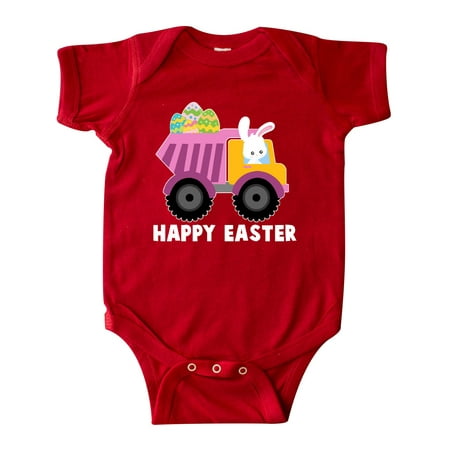 

Inktastic Happy Easter Bunny Delivering Easter Eggs Gift Baby Boy or Baby Girl Bodysuit