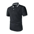thumbnail image 4 of Ashirexll Mens Shirts Casual, Summer Shirts for Men, Casual Button Turndown Collar T-Shirts Summer Comfortable Short Sleeve T-shirt, 4 of 5