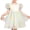 Green, variant on Sunny Fashion Girls Dress Pink Embroidery Square Neck Lantern Puff Short Sleeve 5 Years