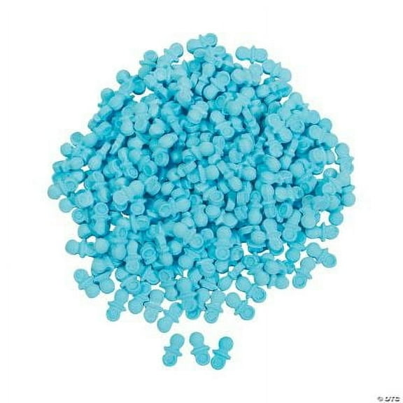 Blue Hard Candy Pacifiers (1lb, 608 pieces) Boy Baby Shower and Gender Reveal Party Supplies