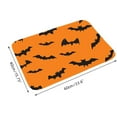 thumbnail image 3 of Diceymbol Halloween Kitchen Rug Mat Set Non Slip Decorative Spooky Castle Dark Soft Floor Mat for Kitchen Bedroom Indoor Halloween Home Decor Kitchen Mats Bat Pattern Floor Mat, 3 of 3