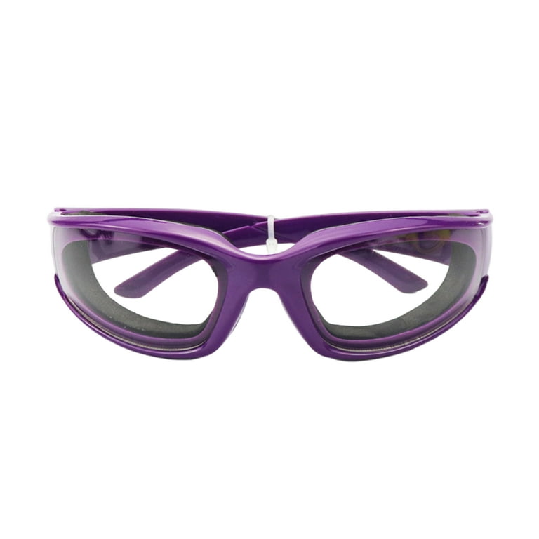  Onion Goggles Tear Free Purple Chopping Kitchen BBQ Glasses:  Home & Kitchen