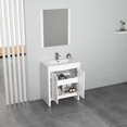 thumbnail image 3 of 30" Freestanding Bathroom Vanity with Sink - Glossy White, 3 of 3
