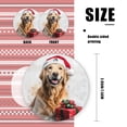 thumbnail image 2 of A Dog In A Santa Hat Near A Gift Box - Christmas Ornament Xmas Keepsake Ceramic Ornaments Holiday Decorations for Tree Christmas Gift Ideas 2.95in, 2 of 6