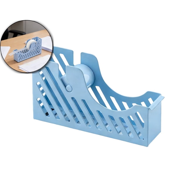 Desktop Tape Dispenser Non Skid Base Tape for Office Home, One Hand Operation Desk Tape Dispenser for Gift Wrapping(1 Inch Core)