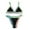 BK1, variant on Cathalem Women's High Waisted Bikini Sets Sporty Two Piece Swimsuits Color Block Cheeky High Cut Bathing Suits (BK1,M)