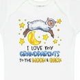thumbnail image 4 of Inktastic I Love My Grandparents to the Moon and Back Cute Sheep Boys or Girls Baby Bodysuit, 4 of 5