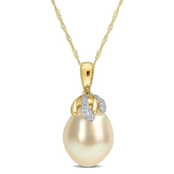 Everly Women's Cultured Pearl 14k Yellow Gold Necklace