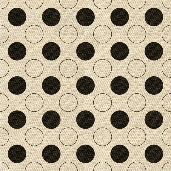 Ahgly Company Indoor Square Patterned Wheat Beige Area Rugs, 8' Square