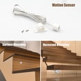 thumbnail image 3 of Kit de iluminación LED para escaleras con sensor de movimiento, luz LED cortable de 40 pulgadas (blanco cálido 3000 K, 16 escaleras), 3 of 7