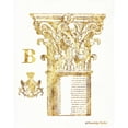 thumbnail image 3 of Babbitt, Gwendolyn 15x18 Black Modern Framed Museum Art Print Titled - Gold Column B, 3 of 5