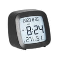 thumbnail image 4 of Reloj despertador digital BLESIY Reloj de noche Pantalla LCD compacta Modo de repetición 12 horas/24 horas Negro, 4 of 8