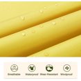 thumbnail image 4 of Poncho Chubasquero con Capucha con Cremallera para Adulto Amarillo, 4 of 5
