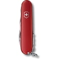 thumbnail image 3 of Huntsman Couteau de Poche (15 Fonctions, Ciseaux, Scie à Bois, Tournevis) Rouge - Rouge, Taille Unique, 3 of 7