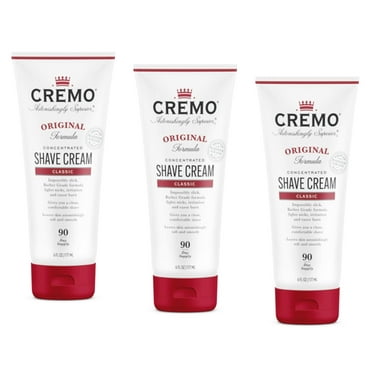 Cremo Original Shave Cream, Astonishingly Superior Smooth Shaving Cream Fights Nicks, Cuts And Razor Burn, 6 Ounces