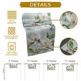 thumbnail image 5 of White Floral Cotton Linen Table Runner, Washable Table Runners for Kitchen, Dining Room, Holiday, Home Party Table Decor, 13x90 Inches, 5 of 9