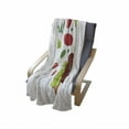 thumbnail image 4 of Taco Soft Flannel Fleece Throw Blanket, Vegan Snacks with Mexican Wheat Tortilla Lettuce Tomato Fast Food Menu, Cozy Plush for Indoor and Outdoor Use, 70" x 90", Lime Green Sand Brown, by Ambesonne, 4 of 6