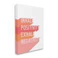 thumbnail image 3 of Stupell Industries Inhale Positivity Exhale Negativity Motivational Phrase Pink Pop, 24 x 30,Design by Hey Bre! Creative Studio, 3 of 5