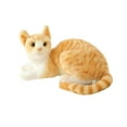 thumbnail image 3 of 2 Juguetes de Peluche para Gatos, Cómodo Cojín de Muñeca, Decoración Agradable a La Piel, Accesorios para Fotos Hechos a Mano para El Regalo Del Gato naranja tumbado y Gato naranja sentado Macarena Juguetes de peluche, 3 of 8