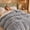 Gray68"×90", variant on Reversible Taffeta Jacquard Blanket, Fluffy Warm Sherpa Fleece Throw, Anti‑Static Washable Multipurpose Home Blanket Gray Twin 68"×90"