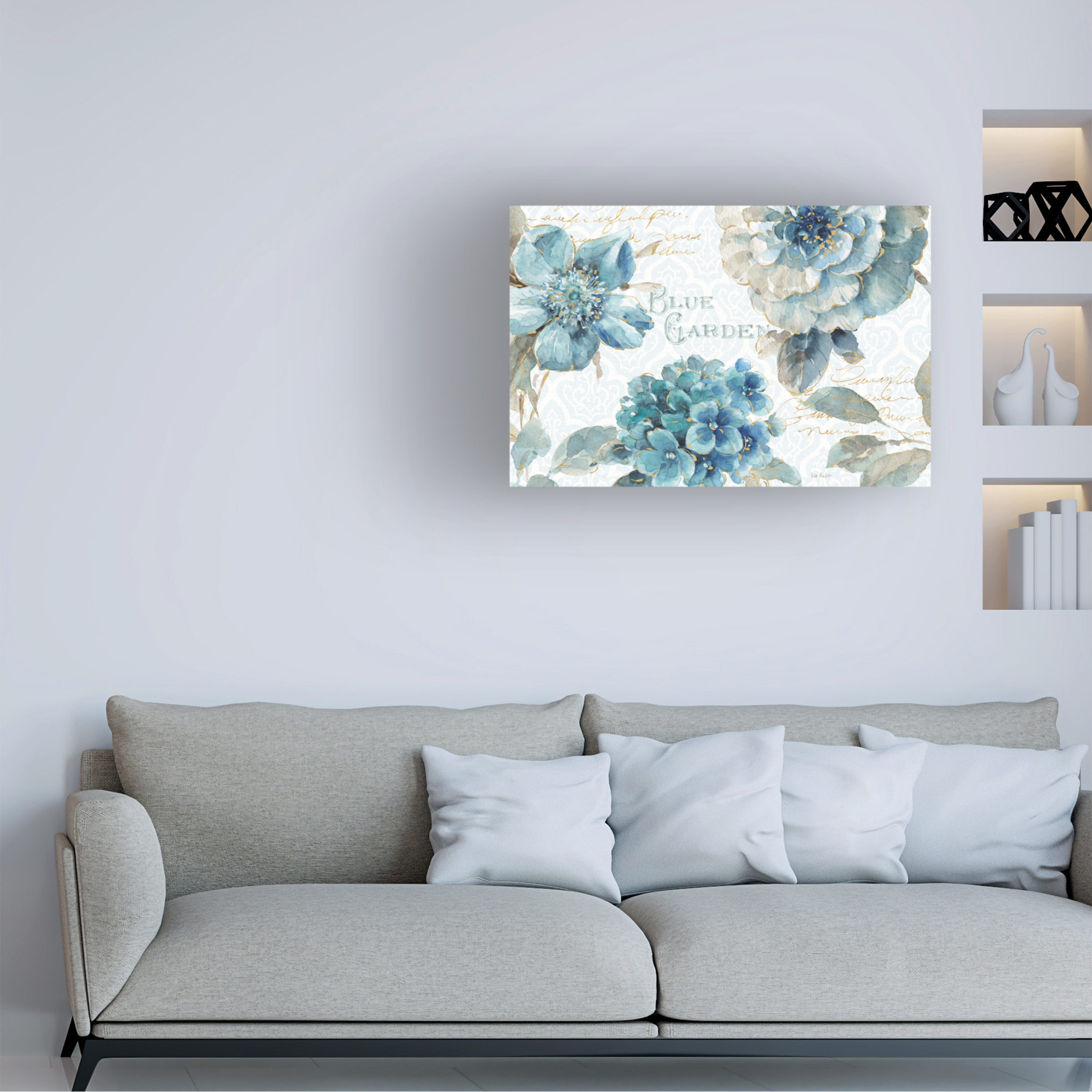 Lisa Audit 'Indigold I' Canvas Art