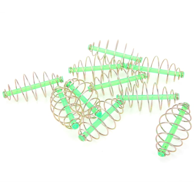 Spring Coil Inline Method Feeder, Metal Wire Fishing Tackle Easy to Carry Innovative Design for Bigger Fish Attraction