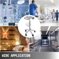 thumbnail image 4 of Medical Cart Salon Cart With Wheels, Caster, Casters, Aluminum, Adjustable Height and Storage, Mobile Trolley Cart 26.77"-42.91" Height Adjustable, easy setup for daily use and dependable performance, 4 of 7