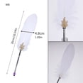 thumbnail image 5 of Zeiwohndc Multipurpose Feather Ballpoint Pen for Business Event Wedding Festival Gift, 5 of 20
