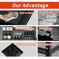 thumbnail image 6 of Welfiya 5-Tier Garage Shelving,48"W Storage Shelves,3000LBS Heavy Duty Shelving, Adjustable Metal Shelving Units for Storage Rack for Shed Warehouse Basement, Black,48"W x 20"D x 72"H, 6 of 8