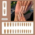 thumbnail image 3 of 24 piezas de uñas largas uñas postizas ballet cambio gradual ataúd uñas acrílicas rosa uñas postizas acrílico brillante diseño chino uñas postizas baile Taichi uñas mujer Namotu CZJP-HY39-6, 3 of 5