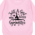 thumbnail image 3 of Inktastic Just a Girl Who Loves Gymnastics Toddler Sweatshirt, 3 of 4