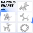 thumbnail image 4 of 50/100pcs 260 Balloons Long Modelling Balloons for Kids Birthday Decoration, 100% Biodegradable Latex Balloons, Safe and Non-Toxic, Perfect for Party Decorations, Arts and Crafts, 4 of 6