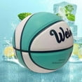 thumbnail image 2 of Yuarrent Baloncesto de entrenamiento antideslizante de PVC para jugadores de todos los niveles Adecuado para jugadores de todos los niveles Deportes y aire libre Verde blanco, 2 of 6