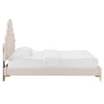 thumbnail image 6 of Modway Gwyneth Tufted Performance Velvet Twin Platform Bed - Pink, 6 of 10
