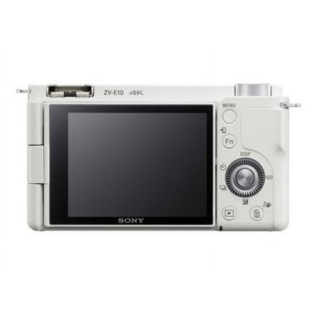 Sony - Alpha ZV-E10 Mirrorless Vlog Camera - Body Only - White