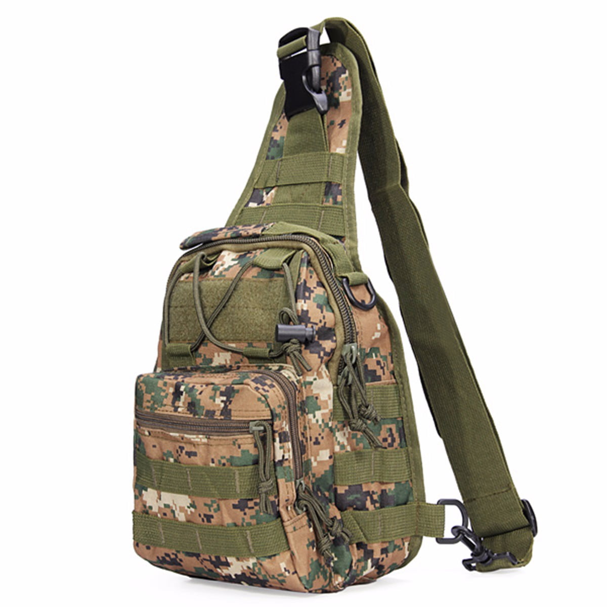 Casual Canvas Sports Chest Bag for Man Travel Outdoor Backpack Sling Bag by