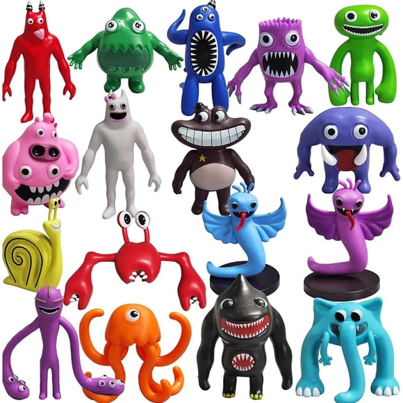 Juego de figuras de acción de juguete KUEVSD, 18 piezas, para decoración de tartas y regalos