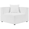 thumbnail image 2 of Modway Saybrook Outdoor Patio Upholstered 2-Piece Sectional Sofa Loveseat in White, 2 of 7