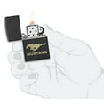 thumbnail image 6 of Zippo Ford Mustang Black Crackle Pocket Lighter, 6 of 6
