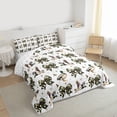 thumbnail image 3 of jejeloiu Camo Print Bowtie Full Size Comforter Sets,Wild Mallard Duck Bedding Comforter Set,Green White Bedding Sets For Teens,Super Cozy Room Decor Reversible,3pcs, 3 of 8