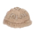 thumbnail image 1 of Sombrero de cubo para otoño e invierno, bonito sombrero de pescador, cálido, talla única, hecho a mano, único para chicas adolescentes, mujeres Yinane sombrero de copa, 1 of 6