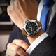 thumbnail image 5 of POEDAGAR Luxury Military Watch For Men Waterproof Luminous Leather Man Watch Quartz High Quality Men's Sports Watches Male Reloj, 5 of 5