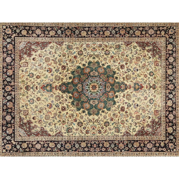 Ahgly Company Machine Washable Indoor Rectangle Traditional Sepia Brown Area Rugs, 8' x 10'