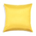 thumbnail image 1 of Aiking Home Solid Faux Silk Decorative Throw Pillow COVER 18 by 18 - Yellow, 1 of 3