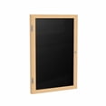 thumbnail image 3 of Ghent's Vinyl 36" x 30" 1 Door Enclosed Flannel Letterboard in Burgundy Red, 3 of 6